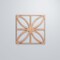 Ekena Millwork Medium Swansea Decorative Fretwork Wood Wall Panels, Cherry, 15 3/8"W x 15 3/8"H x 3/8"T WALW16X16X0375SWNCH - alternate 2